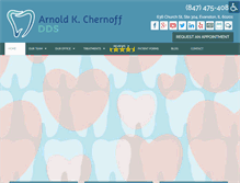 Tablet Screenshot of chernoffdds.com